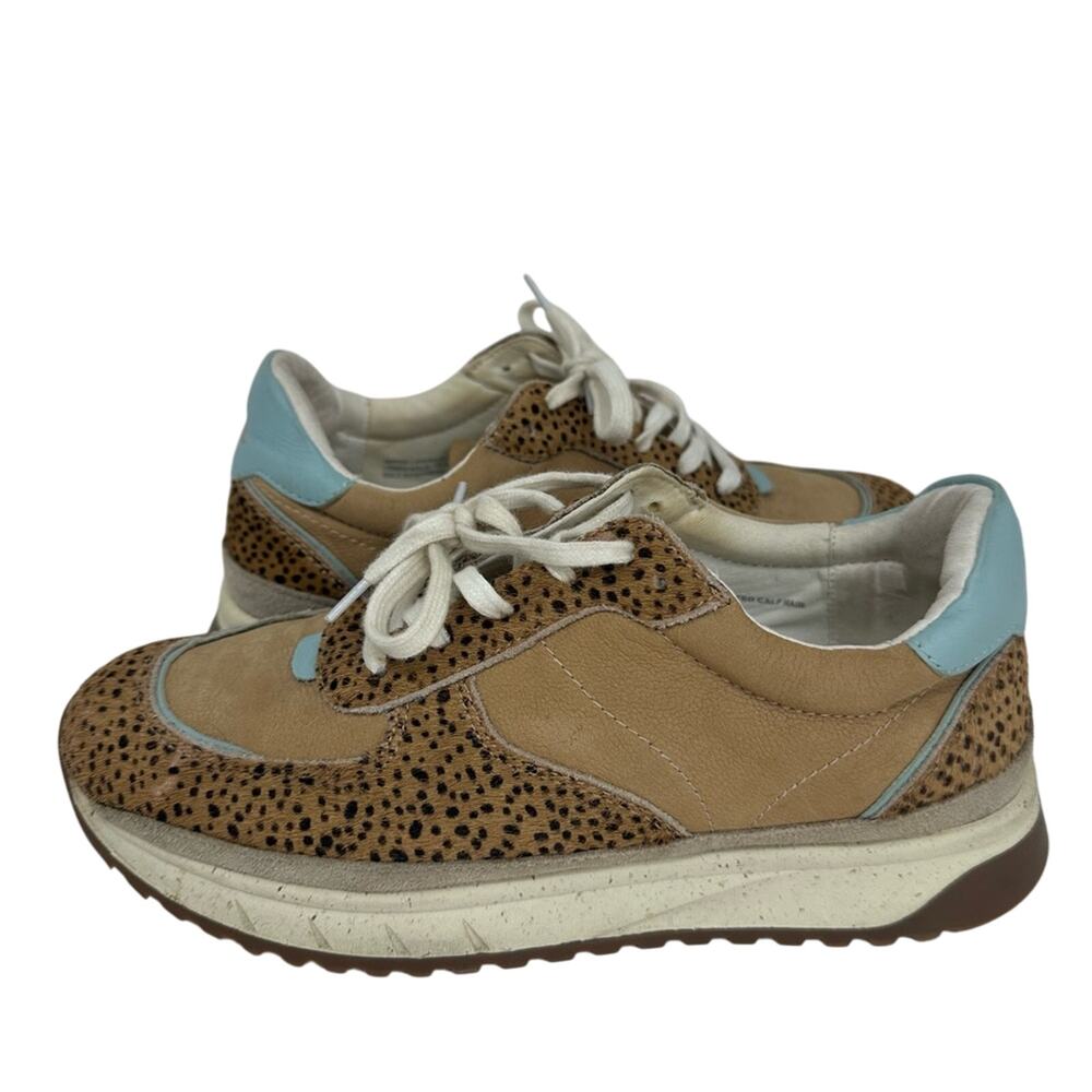Madewell Kickoff Sneaker Trainer Spot Dot Calf Hair & Nuback - Picture 2 of 11